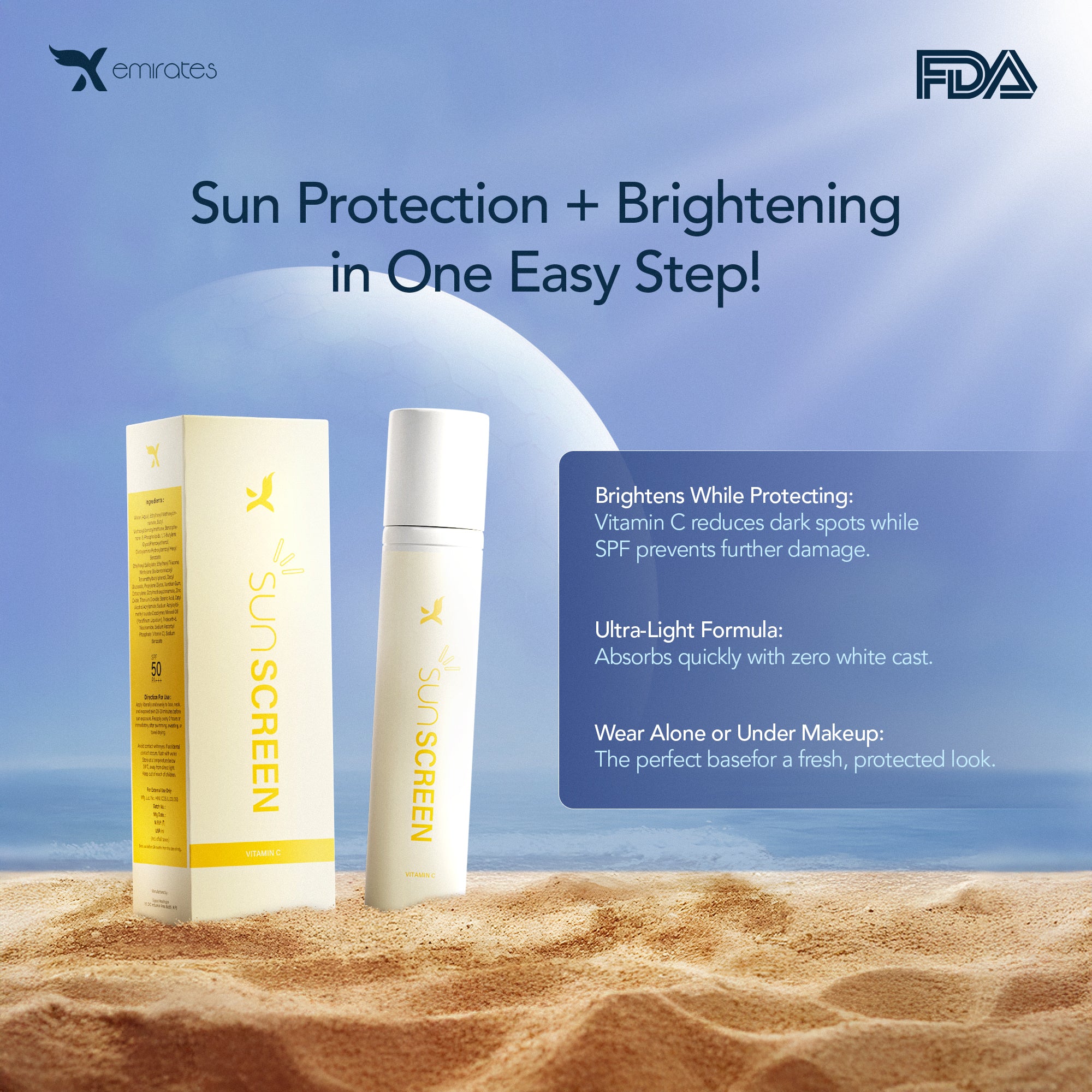 SUNSCREEN SPF | 50 PA+++