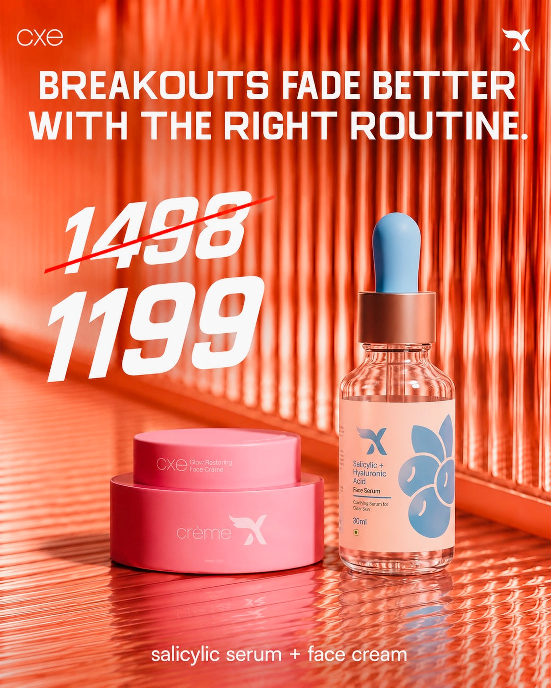 Face Cream & Salicylic + Hyaluronic Acid serum - Combo Offer