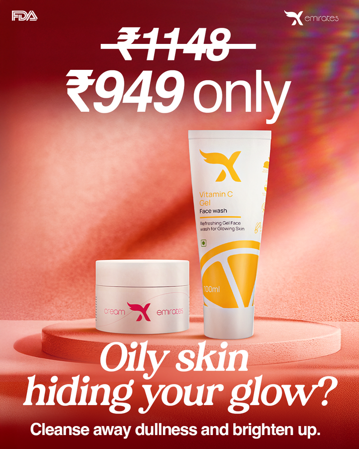 Face Cream & Vitamin C Gel Face Wash - Combo Offer