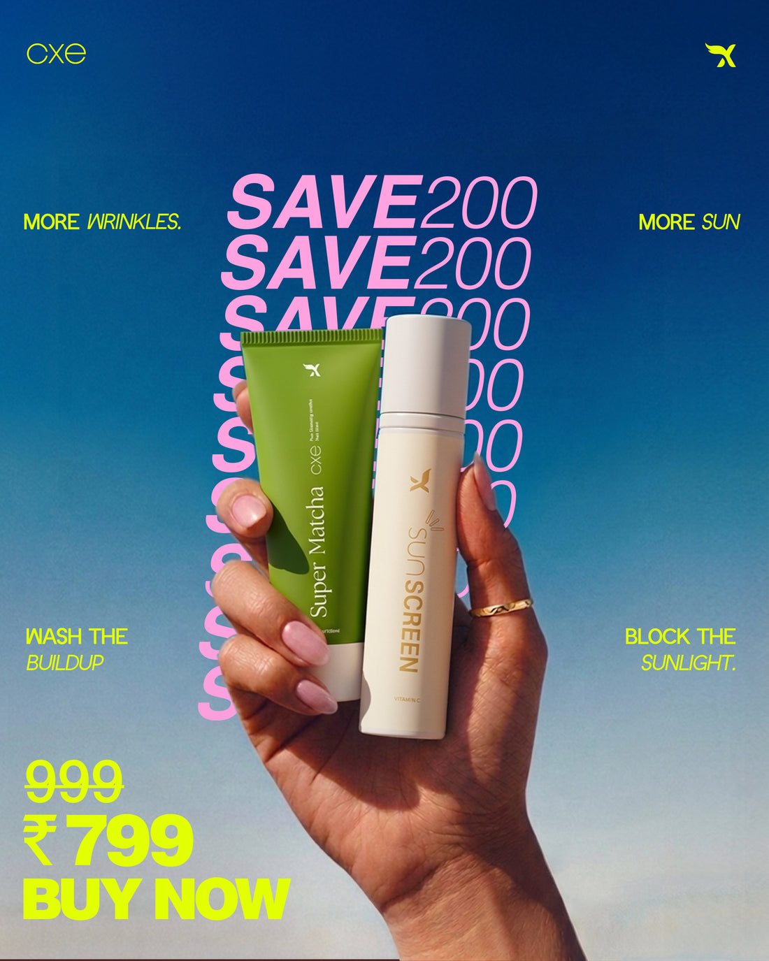 Matcha & Sunscreen Combo