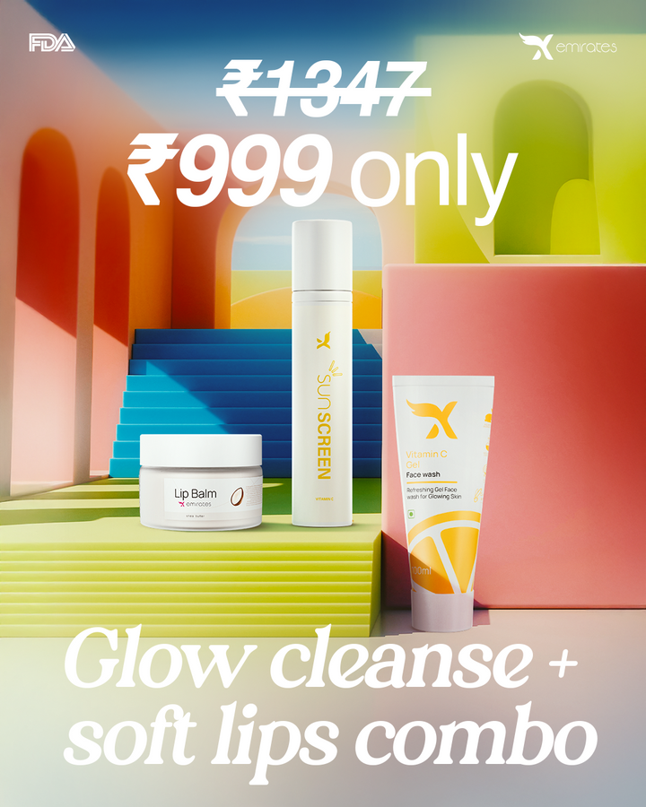 Lipbalm sheabutter, Sunscreen & Vitamin C Gel Face Wash